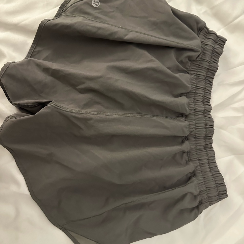 Army Green Lululemon Hotty Hot Tall Shorts